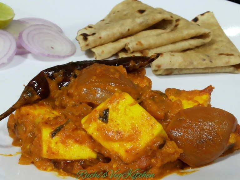 PANEER DO PYAZA – Ruchi's Veg Kitchen